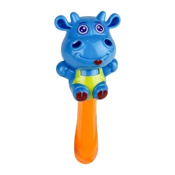 Chocalho plástico hipopótamo 16cm Toyking