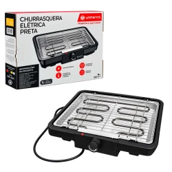 Churrasqueira elétrica 1850w-220v preto