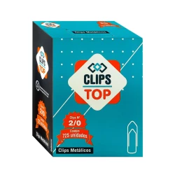 Clips grande 2/0 com 725 unidades