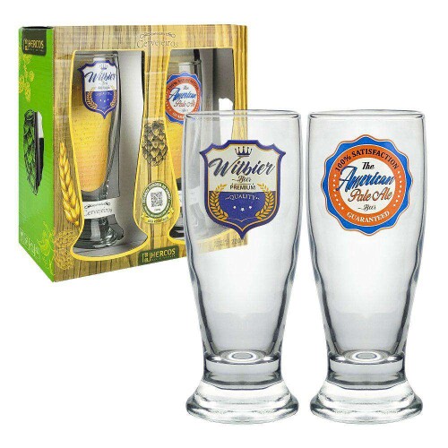 CONJUNTO COPO VIDRO TULIPA CERVEJEIROS 220ML C/2PCS HERCOS(V) CONJUNTO COPO VIDRO TULIPA CERVEJEIROS 220ML C/2PCS HERCOS(V)