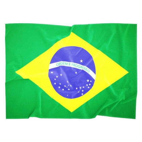 Copa bandeira Brasil 90x145cm tecido