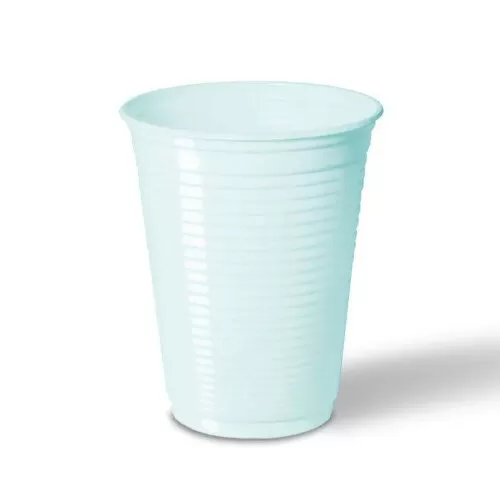 Copo plástico 200ml azul soft com 50 unidades Dudigo