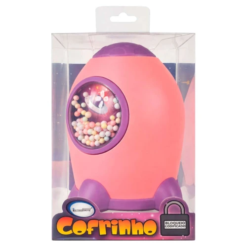 Cofre pástico foguete bloqueio codificado sortido