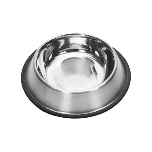 Comedouro inox para cão 300ml 18cm