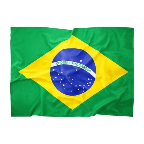 Copa bandeira Brasil 90x145cm tecido