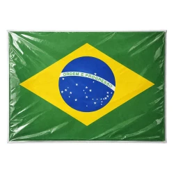 Copa bandeira plástica Brasil 37x56cm sem cabo