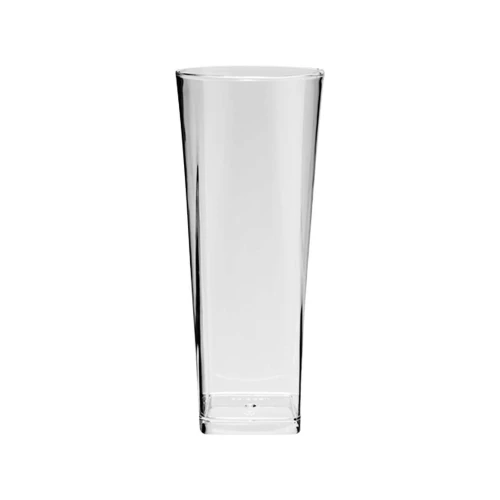 Copo acrilico long square 350ml cristal