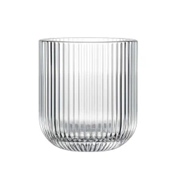 Copo de vidro 280ml canelado