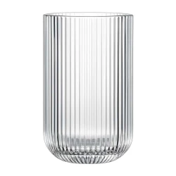 Copo de vidro 450ml canelado