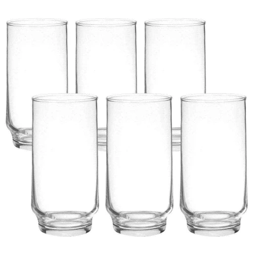 Copo de vidro long drink lights 300ml 06 unidades nadir Copo de vidro long drink lights 300ml 06 unidades nadir