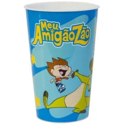 Copo plástico infantil 500ml decorado Meu Amigãozão