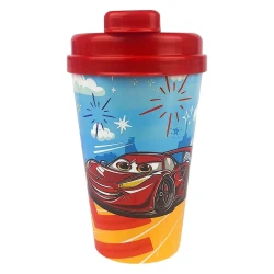 Copo plástico squeeze sport 350ml carros