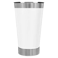 Copo térmico 473ml inox branco com tampa