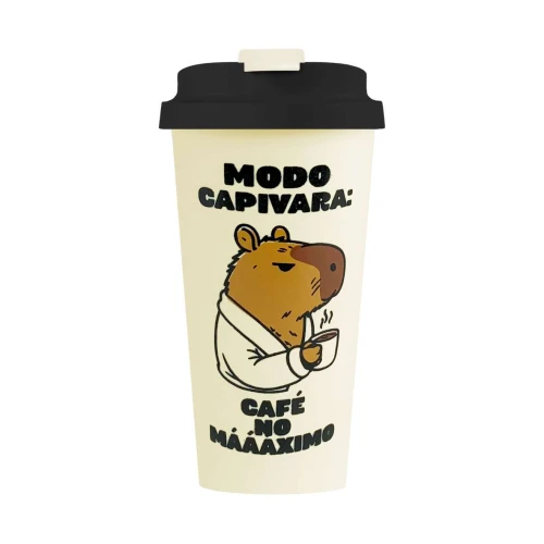 Copo térmico 500ml plástico capivara
