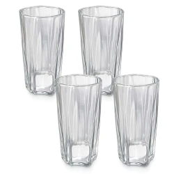 Copo vidro clear royale 360ml com 4 unidades