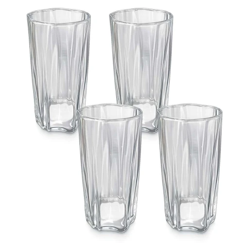 Copo vidro clear royale 360ml com 4 unidades Copo vidro clear royale 360ml com 4 unidades
