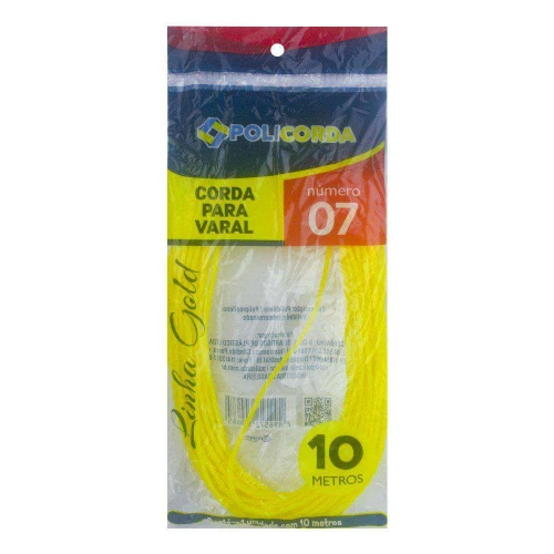 Corda de varal nylon nº7 10 metros com 10 unidades