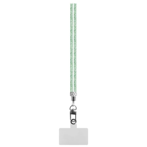 Cordão de pescoço para celular com glitter sortidos