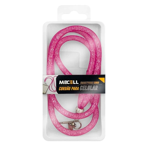 Cordão de pescoço para celular com glitter sortidos