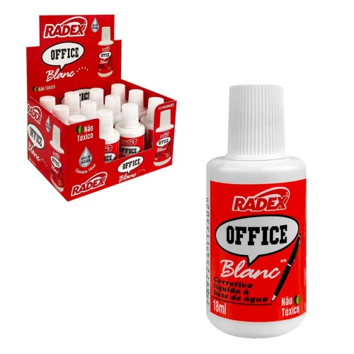 Corretivo liqúido Radex Office Blanc 18ml