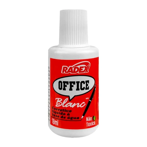 Corretivo liqúido Radex Office Blanc 18ml