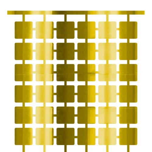 Cortina metaloide quadrados 100x200cm sortidas