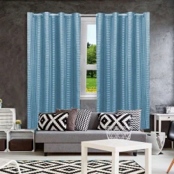 Cortina para varão veda luz voil 260x230cm