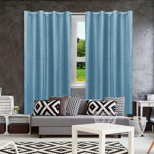 Cortina para varão veda luz voil 260x230cm