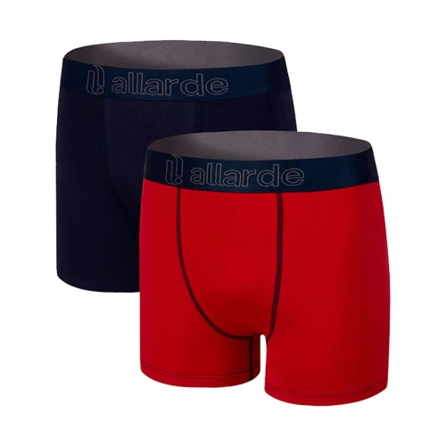 Cueca boxer algodão kit com 02 unidades tamanho P sortidas Allarde