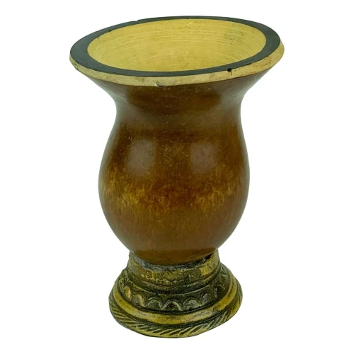 Cuia para chimarrão taça decorada laser bocal grosso Belmate