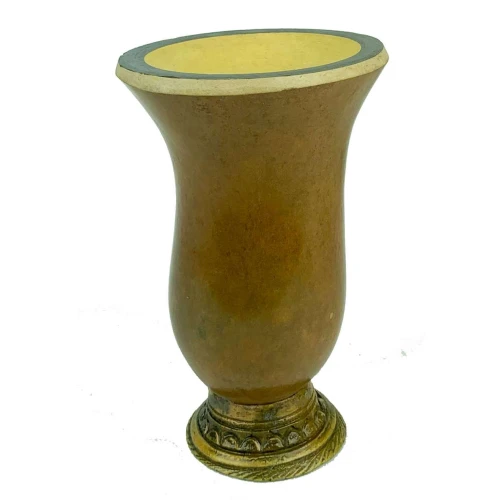 Cuia para chimarrão taça decorada laser bocal grosso Belmate