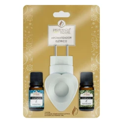 Difusor elétrico para aromatizador com 02 essências Perfumaria Brasil