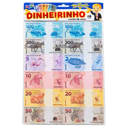 Dinheirinho 66 notas Dinheirinho 66 notas