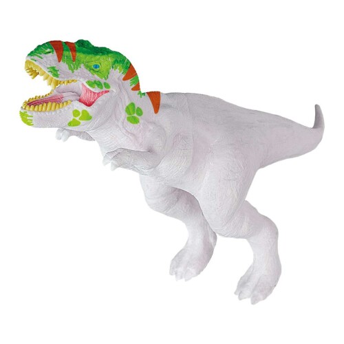 Dinossauro T-rex para pintura Jurassic Color com canetinhas Super Toys