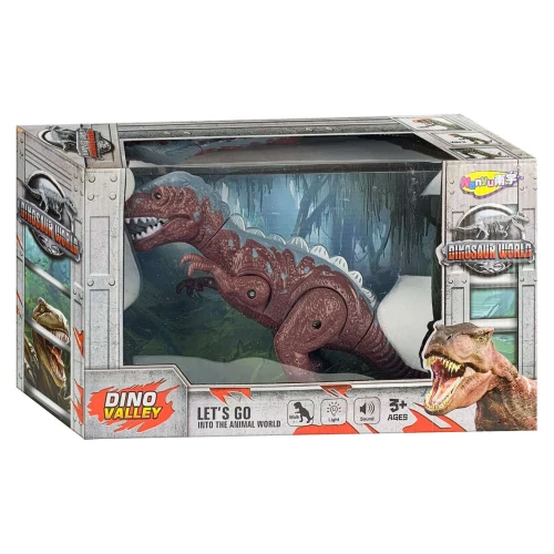 Dinossauro com luz e som dino valley a pilha Unitoys