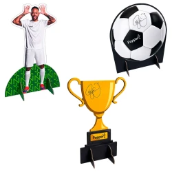 Display de mesa papel neymar jr com 3 unidades
