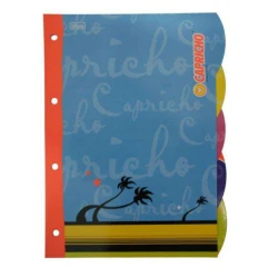 Divisória para fichário papel 10x1 Capricho