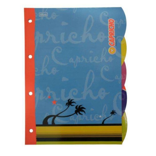 Divisória para fichário papel 10x1 Capricho