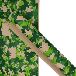 Emborrachado e.v.a decorado 40x60cm camuflado