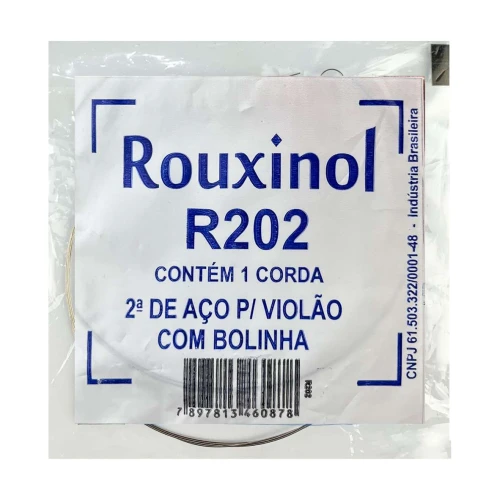 Encordamento de violão aço com bolinha R202 com 100 unidades Rouxinol