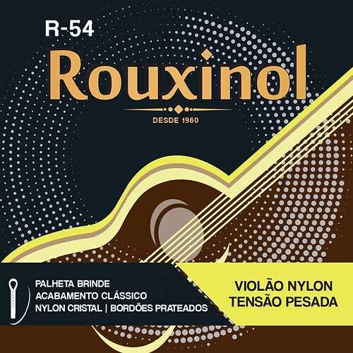 Encordamento de violão nylon R-54 Rouxinol