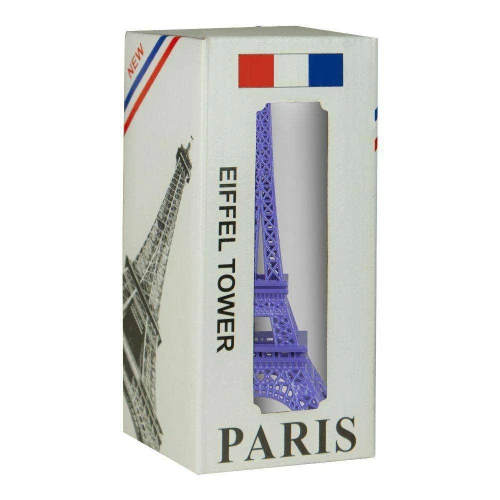 Enfeite torre eiffel de metal 30cm cores sortidas na caixa