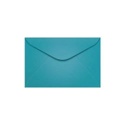 Envelope colorido 72x108mm azul turquesa com 100 unidades Scrity