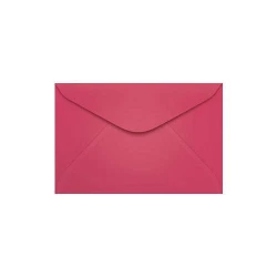 Envelope colorido 72x108mm rosa choque com 100 unidades Scrity