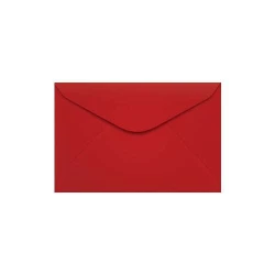 Envelope colorido 72x108mm vermelho vivo com 100 unidades Scrity