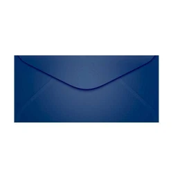 Envelope colorido ofício 114x229mm azul escuro com 100 unidades Scrity