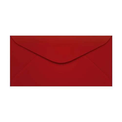 Envelope colorido ofício 114x229mm bordô pequim com 100 unidades