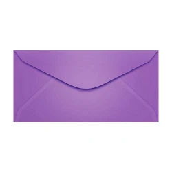 Envelope colorido ofício 114x229mm lilás amsterdan com 100 unidades