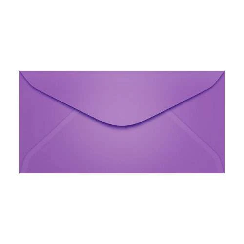 Envelope colorido ofício 114x229mm lilás amsterdan com 100 unidades