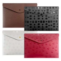 Envelope com botão A4 com aromas sortidos Dello